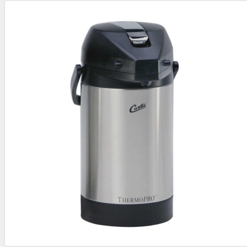 Curtis Thermo PRO Coffee/Tea Airpot SVAP-2500F-N Stainless Steel 2.5 Liters